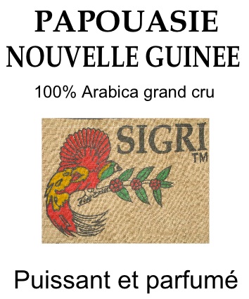 Caf� vert : Papouasie " SIGRI" - (non torr�fi�)